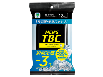 MEN’S TBC×ファミリーマート　夏季限定！瞬間冷感‐3℃※1の汗拭きシート新登場！