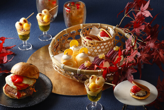 モンブランや秋の実りを味わう『月灯りのお月見スイーツパレット』 新登場