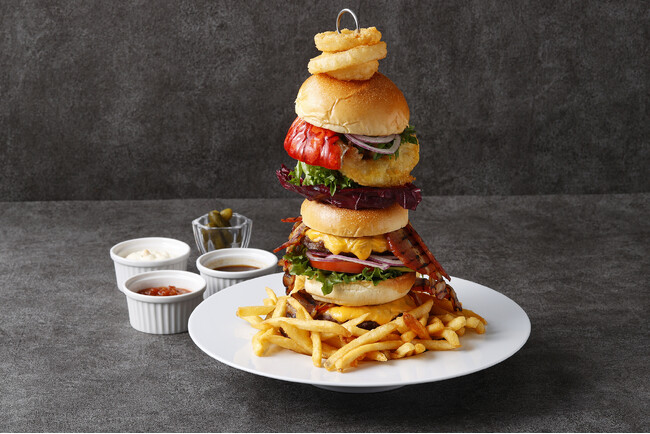 「ゴージャスタワーバーガー」が新登場