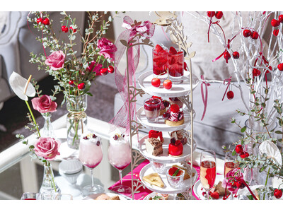 チェリーローズアフタヌーンティー with リンツチョコレート