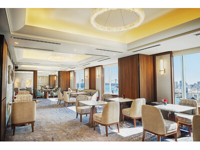 東京湾を望む「クラブインターコンチネンタルラウンジ」が装いを新たにリニューアルオープン