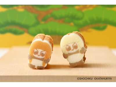 歌舞伎×型ぬきバウム専門店「カタヌキヤ」コラボ第2弾 並んだ獅子がかわいい「歌舞伎パンダバウム 連獅子」新発売！