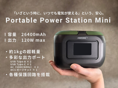 �y�V���i�z�A�E�g�h�A�ɁA�ЊQ���Ɂc���^�ȃ{�f�B�ő��@�\��1��u���^�|�[�^�u���d���v�V�����I�y���C������/HIDISC�z