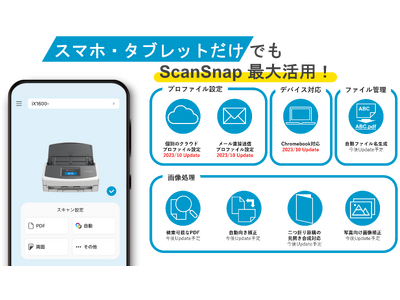 モバイル版「ScanSnap Home」完全PCレスでのScanSnap活用にむけてUpdate開始