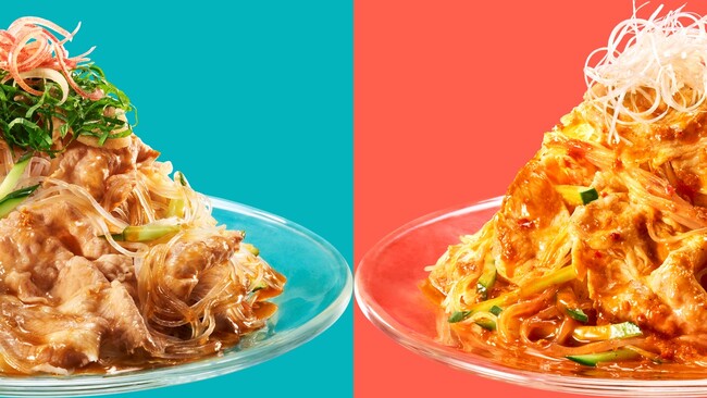 猛暑に涼やかつるるんボリュームおかず　豚しゃぶ＋春雨でつるっと食べやすく