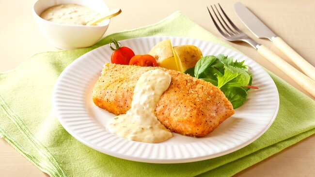 おかげさまで発売25年目！子どもも喜ぶ魚料理に！“物足りなさ”を解消する声に応えてリニューアル発売『BISTRO FISH タルタルムニエルの素』