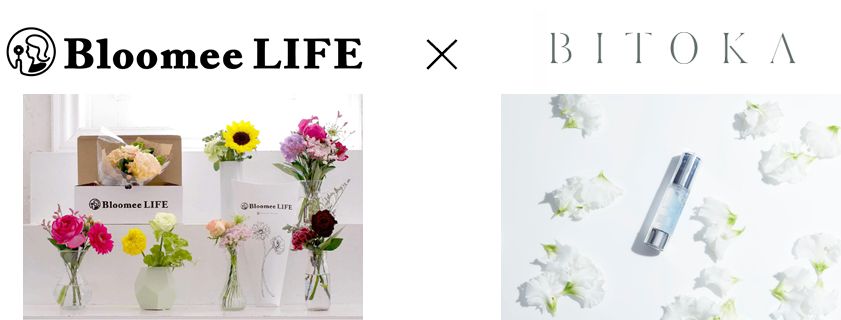 MOON-XとCrunch Style、新パートナシップを締結　BITOKAの定期購入でBloomee LIFEのお花が届く「Beauty Bloomee セット」を発表