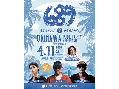 窪塚洋介氏がアンバサダーを務めるゴルフアパレルブランド「8G SHOOT」×サーフアパレルブランド「69...