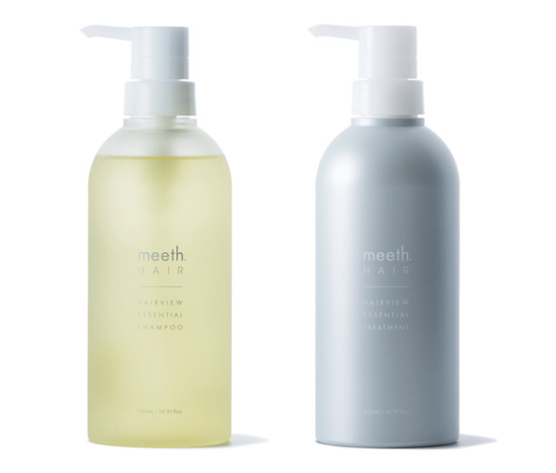 スキンケアブランド“meeth / ミース”より、HAIRVIEW ESSENTIAL SHAMPOO & TREATMENT が新発売！