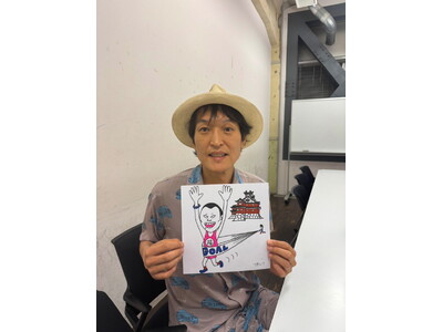 千原ジュニアさんが兄・せいじさんをモデルに描き下ろし 「福知山マラソン」フィニッシャーTシャツイラストデ...