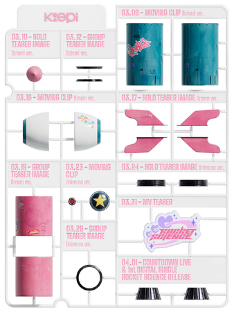 Virtual Atrist "Kiepi"のデビューシングル「Rocket Science」スケジュールポスター公開!デビューに向けて本格始動!