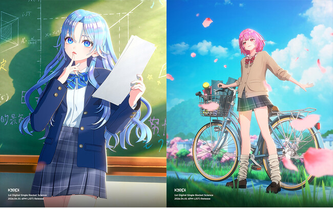 Virtual Artist "Kiepi"のデビュー曲「Rocket Science」のSolo Concept Photo “School ver.”を公開!