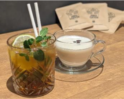 hotel around TAKAYAMA×JIRO COFFEE期間限定　コラボコーヒーカクテルを提供