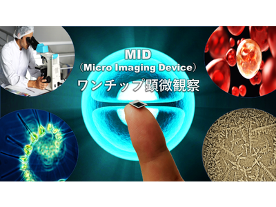 たったワンチップで顕微観察！特許技術をメイドインジャパンで実現！　MID技術を搭載したコンパクト顕微観察装置をMakuakeで先行販売開始！