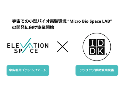 IDDKとElevationSpaceは宇宙での小型バイオ実験環境”Micro Bio Space LAB”の開発に向けた協業を開始