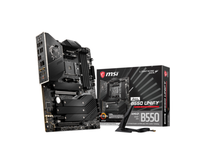 MSI、AMD第4世代Ryzen CPUに対応したB550搭載マザーボード「MEG B550 UNIFY」「MEG B550 UNIFY-X」を発売