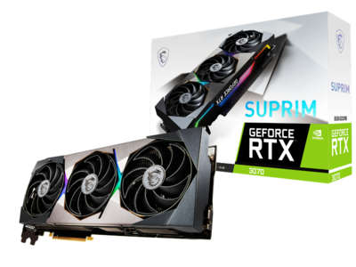 MSI、NVIDIA(R) GeForce RTX(TM) 3070を搭載したハイエンドモデル「GeForce RTX(TM) 3070 SUPRIM 8G」をツクモなんば店限定で発売