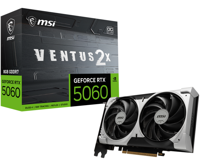 MSI、GeForce RTX(TM) 5060 を搭載したグラフィックスカード「GeForce