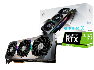 MSI、NVIDIA(R) GeForce RTX(TM) 3070Tiを搭載したハイエンドモデル「GeForce RTX(TM) 3070Ti SUPRIM X 8G」を発売