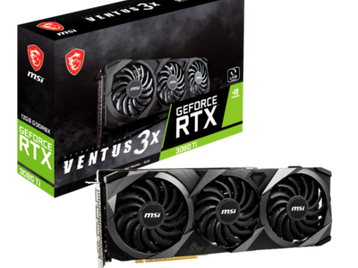 MSI、NVIDIA(R) GeForce RTX(TM) 3080Tiを搭載したハイエンドモデル「GeForce RTX(TM)  3080Ti VENTUS 3X 12G」を発売