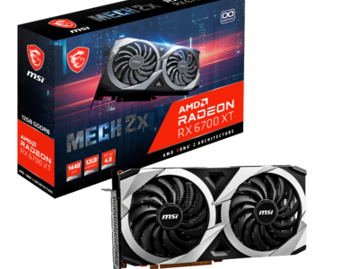 MSI、AMD Radeon(TM) RX 6700 XTを搭載したグラフィックスカード