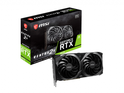MSI、NVIDIA(R) GeForce RTX(TM) 3070を搭載したグラフィックスカード「GeForce RTX(TM) 3070 VENTUS 2X 8G OC LHR」を発売