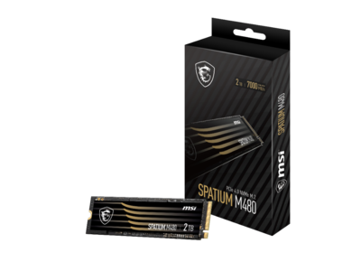 MSI、初となるM.2 SSDを発売「SPATIUM M480 PCIe 4.0 NVMe M.2 1TB」および「SPATIUM M480 PCIe 4.0 NVMe M.2 2TB」登場