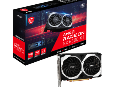 MSI、AMD Radeon(TM) RX 6500 XTを搭載したグラフィックスカード「RADEON(TM) RX 6500 XT MECH 2X 4G OC」を発売