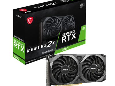 MSI、NVIDIA(R) GeForce RTX(TM) 3060を搭載したグラフィックスカード「GeForce RTX 3060 VENTUS 2X 8G OC」を発売