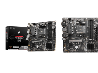 MSI、B550チップセット搭載、Micro-ATXサイズのマザーボード「PRO