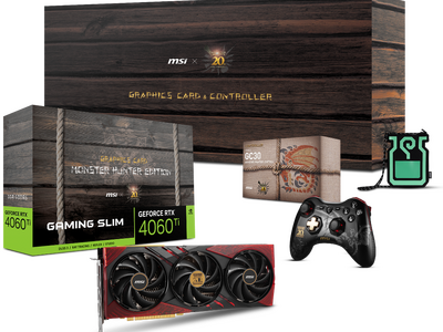 MSI×CAPCOM(R)コラボレーションモデル「GeForce RTX(TM) 4060 Ti 8G GAMING SLIM MONSTER HUNTER EDITION」発売！