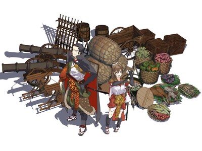小説／コミックス累計発行部数300万部超の人気原作『戦国小町苦労譚』のフルボイス・ヴィジュアルノベルアプリタイトルが『戦国小町苦労譚 語絵巻 -カタリエマキ -』に正式決定！