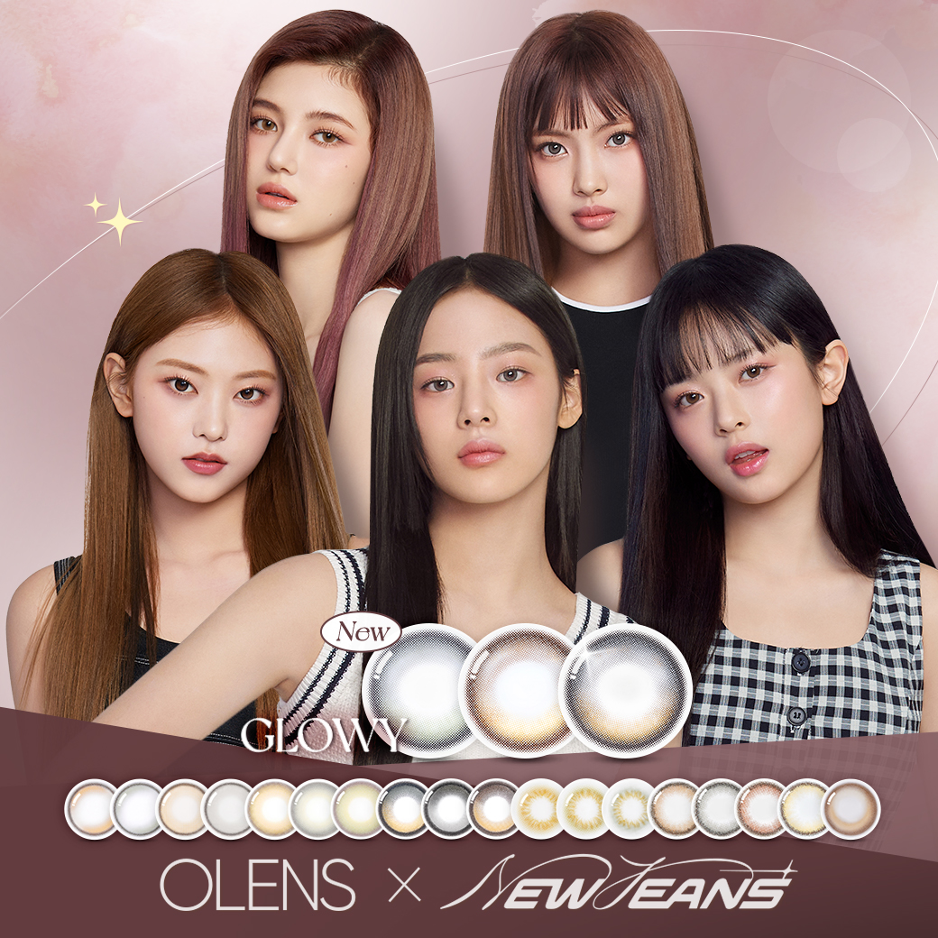 韓国No.1*カラコン『OLENS(オーレンズ)』の大人気水光レンズシリーズGlowy(グローイ)の新色が予約販売開始！