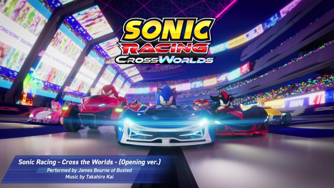自分の道を、世界に示せ！『ソニックレーシング クロスワールド』オープニングムービーと楽曲の先行配信を開始！