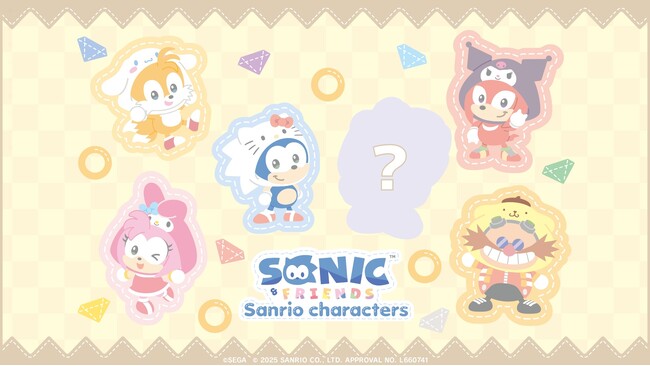 『SONIC & FRIENDS』とサンリオキャラクターズのコラボ「ナックルズ」×「クロミ」、「Dr.エッグマン」×「ポムポムプリン」のイラスト公開