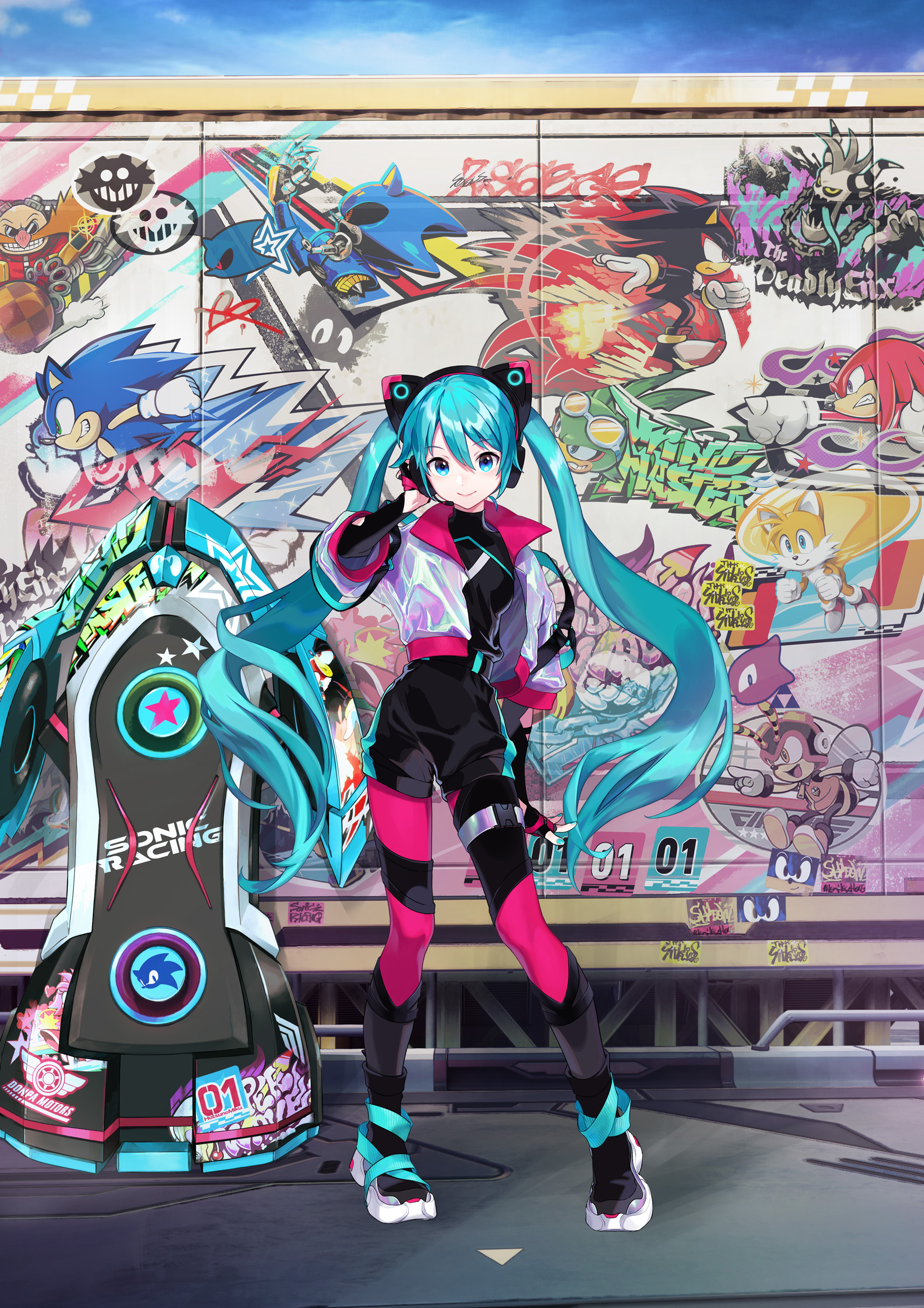 音速のハリネズミ「ソニック」と「初音ミク」が音楽を通してコラボレーションするスペシャルプロジェクト『Project ONSOKU』始動『ソニックレーシング クロスワールド』にも実装！