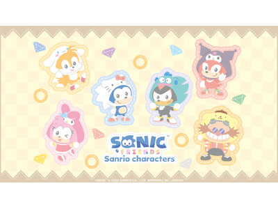 『SONIC & FRIENDS』とサンリオキャラクターズのコラボ コラボキャラクター「シャドウ」×「ハ...