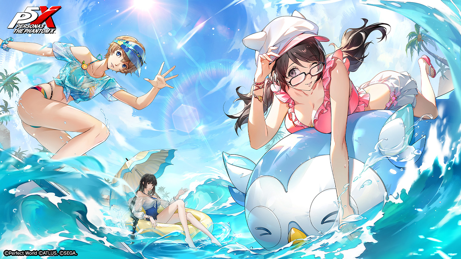 『ペルソナ５: The Phantom X』の夏はまだまだ続く！水着姿の怪盗団との特別なイベント “夏だ！水着だ！SEA TIME！後編”を開催！