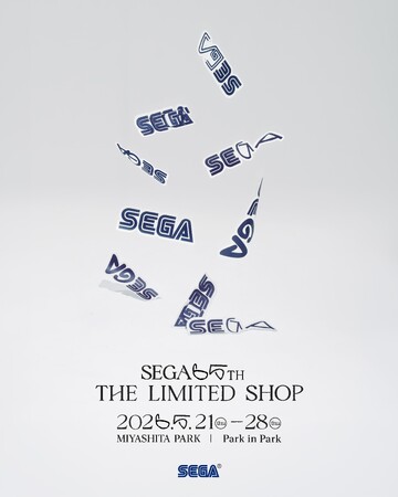 セガ設立65周年を記念する期間限定ショップ「SEGA 65th THE LIMITED SHOP」が渋谷・MIYASHITA PARKにて本日オープン！