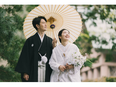 二人だけで神社・仏閣で結婚を一緒に奉告できる和装フォトウエディングプランが12月に登場