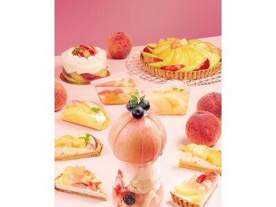 今年も桃に夢中！「桃フェス」開催　大人気まるごと使ったパフェや新商品…桃づくしのスイーツ勢ぞろい