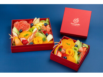 まるでフラワーボックスな旬果の一箱　テイクアウト需要に応える『フルーツボックス』新発売