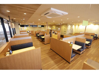 “上質な”イメージでデザインされた店舗　やよい軒 守口ジャガータウン店