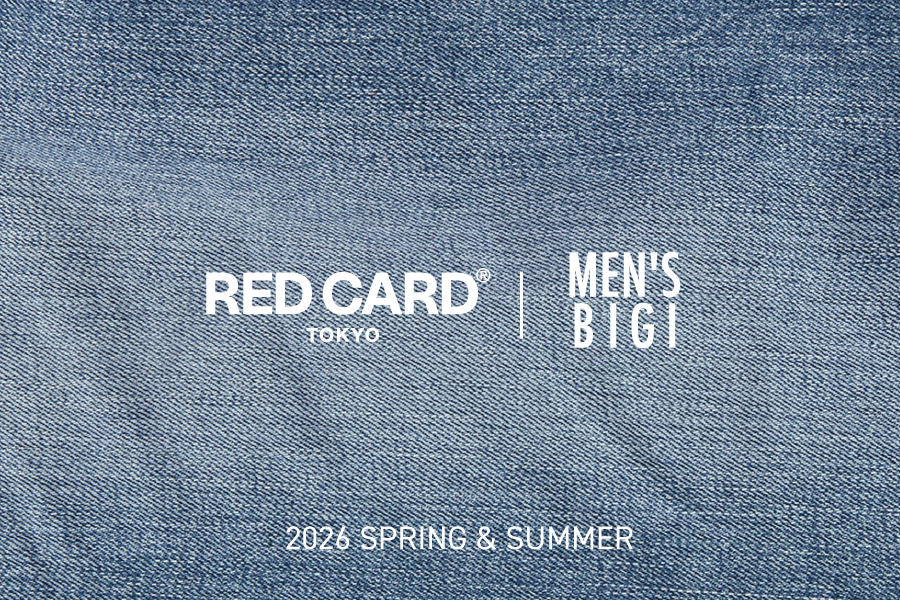 RED CARD × MEN’S BIGI｜名作「Bass」を別注。大人のため…