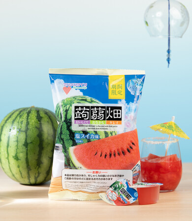 【新発売】夏の味わい！塩をプラスした『蒟蒻畑塩スイカ味』6月2日（月）期間限定 全国発売！