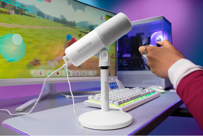 Shure��USB�Q�[�~���O�}�C�N���z���uMV6 Gen 2�v�𔭕\�B�i���������������ŁA�Q�[�����z�M�����N���A�ɁB