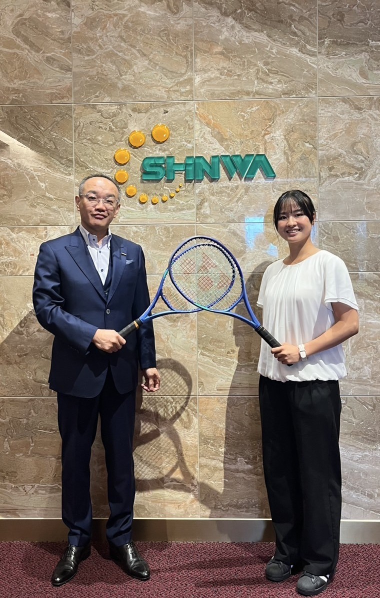 プロテニスプレイヤー齋藤咲良（さいとう さら）選手　来社