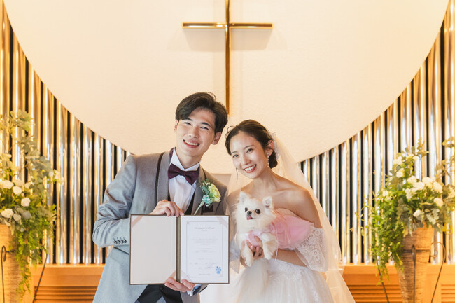挙式後も愛犬と泊まれる“ペット同伴ウェディングステイ”を本格展開【ホテルプラザ神戸】