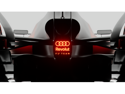 Audi Revolut F1 Team���������̂ƃ��S�����J�A�x�������ł̃��[���`�C�x���g�𔭕\