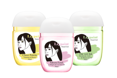 人気YouTuberゆんが監修した、3つの香りのハンドジェルアルコール配合潤いハンドジェル『Liypaint』（リペイント）　販売個数10,000個を開始24時間で達成